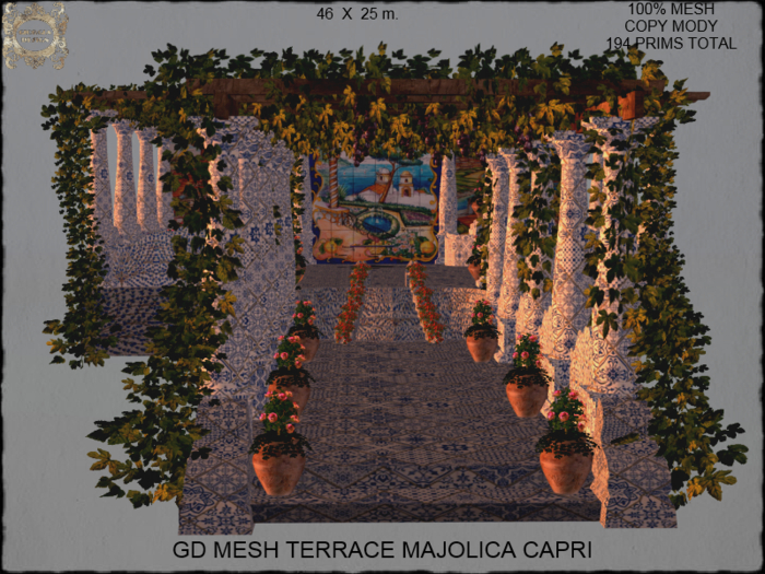 GD MESH TERRACE MAJOLICA CAPRI