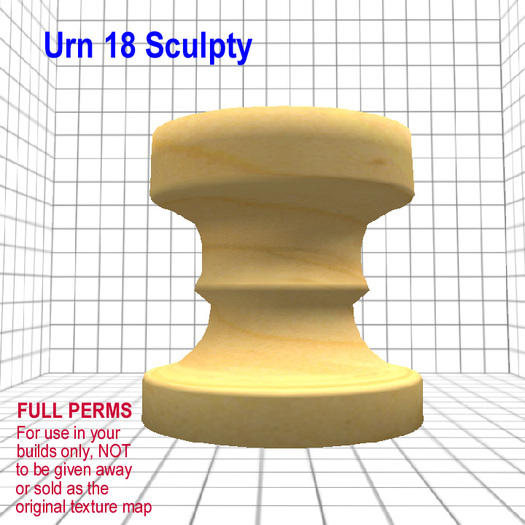 Urn18 Sculpty Map Full Perms