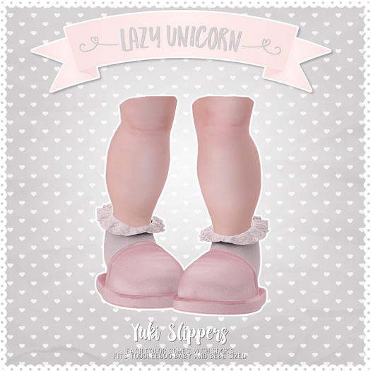 [Lazy Unicorn] Yuki Slippers And Socks [fatpack] - B&TDB