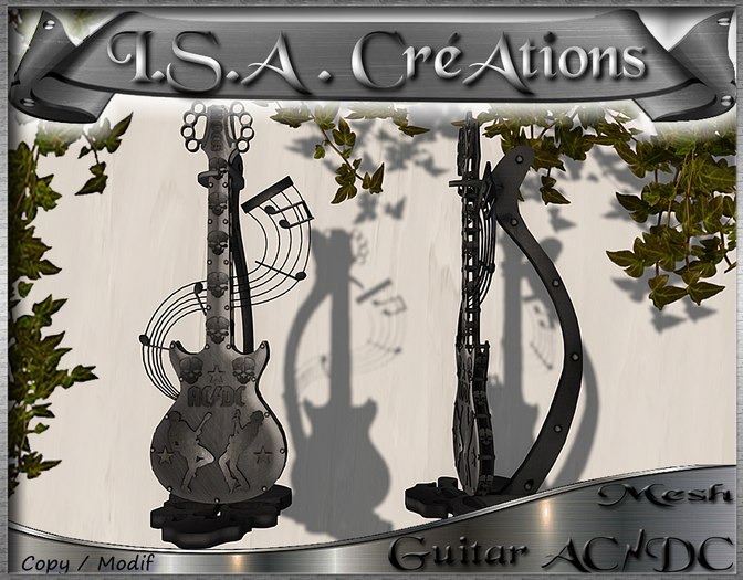 Guitar AC-DC * Mesh * BOX