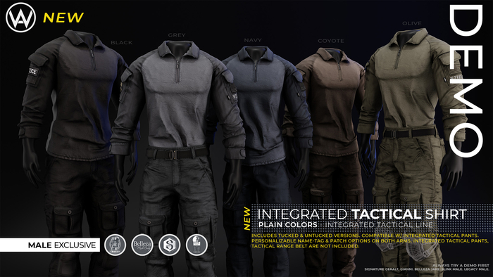 [WAZ] Integrated Tactical Shirt (DEMO) BOXED [Add/Rezz]