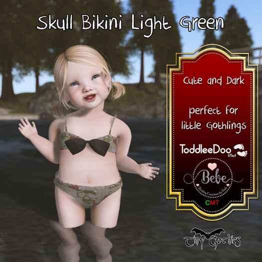 Tiny Gothics Toddleedoo Bebe Bikini Light Green