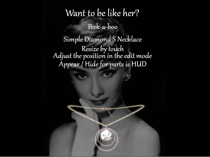 *p-a-b 2Simple Diamond S Necklace