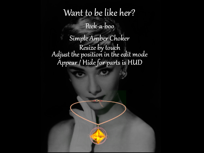 *p-a-b 2Simple Amber S Necklace