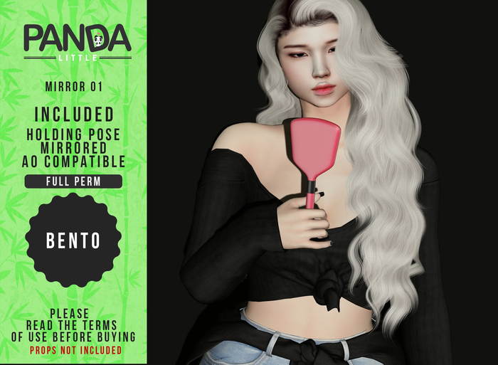 Little Panda - Mirror 01 holding FULL PERM