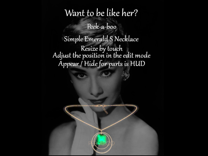 *p-a-b 2Simple Emerald S Necklace