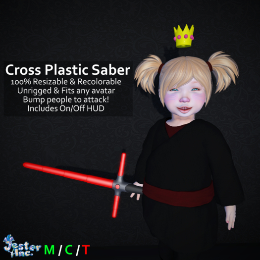 [Jester Inc.] Cross Plastic Saber!