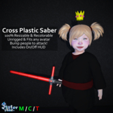 [Jester Inc.] Cross Plastic Saber! - Add to Unpack