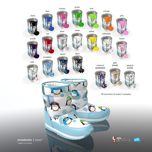 [Gos] Snowboot Applier - [Penguins] RARE