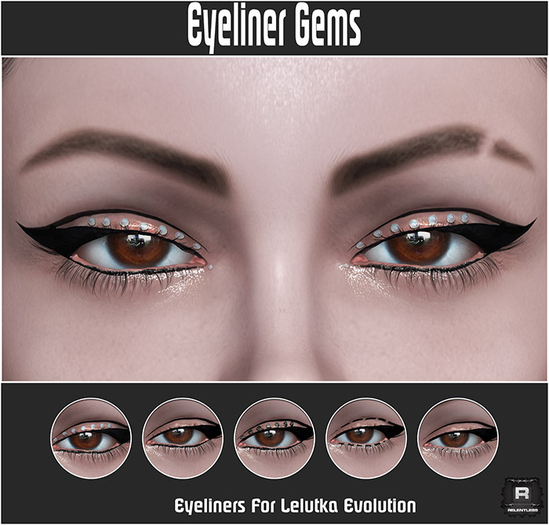 RELENTLESS Eyeliner Gems [EVOLUTION LELUTKA]