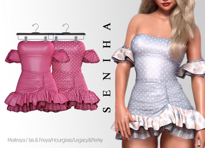 Seniha. Esther Dress // Pink