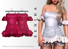 Seniha. Esther Dress // Dark Pink