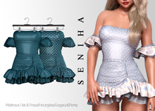Seniha. Esther Dress // Aqua