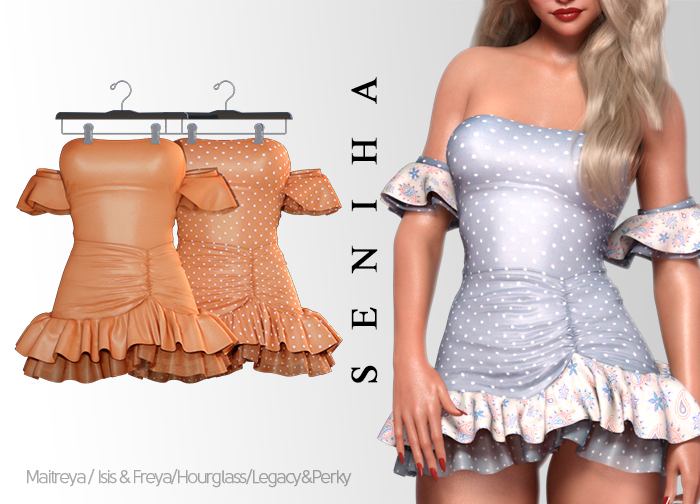 Seniha. Esther Dress // Orange