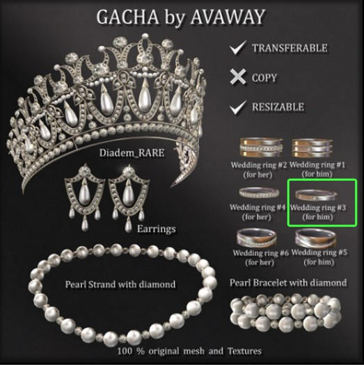 *AvaWay* Wedding ring #3 (for him)