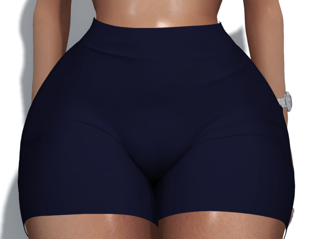 YENTEMENTS - SPANDEX SHORT [NAVY]