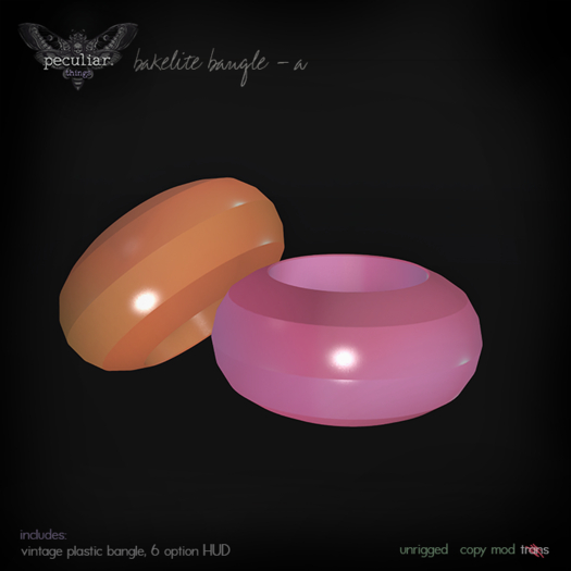 .pt. bakelite bangle - a