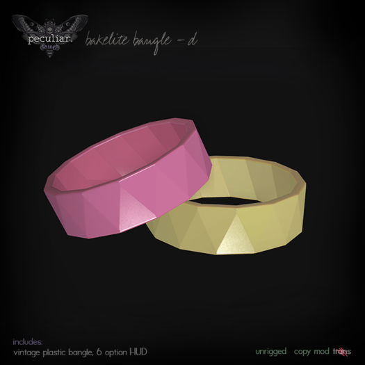 .pt. bakelite bangle - d (add)