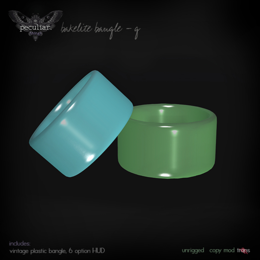 .pt. bakelite bangle - g