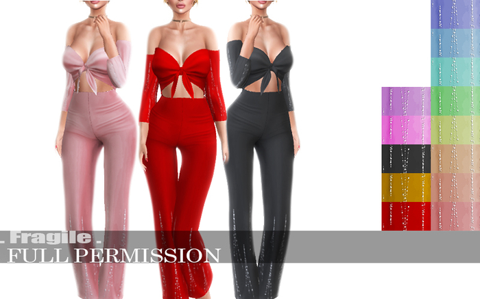 .Fragile. 13 Textures Full Perm for MI963846 Off Shoulder Jumps