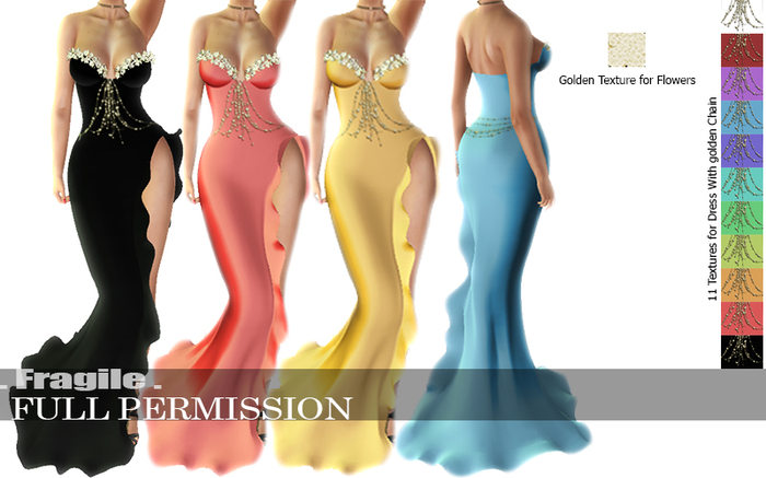 .Fragile. 12 Textures Full Perm for INDUSTRIA Spring Dress