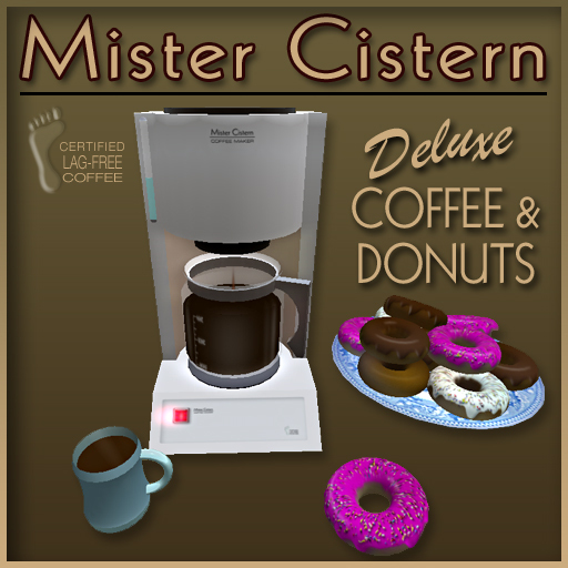 Mister Cistern Coffee & Doughnut Giver!