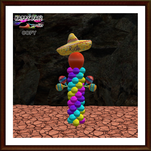 Mexico - Fiesta Balloons Column