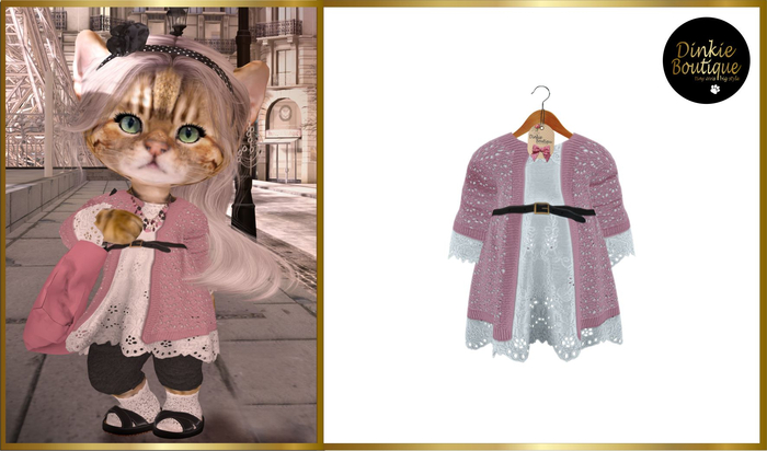 *DB* DINKIES BREE DRESS* blush