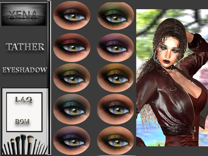 TATHER. EYESHADOW FOR LAQ AND BOM