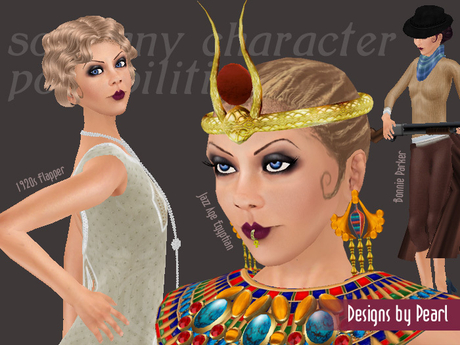 Second Life Marketplace - DBP - Flapper 1920s Classic Avatar Hairbases ...