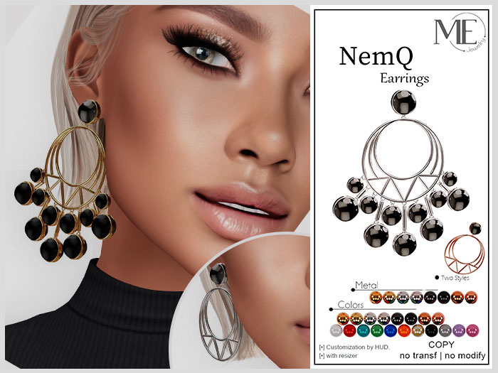 ME NemQ Earrings (Boxed. Wear me)