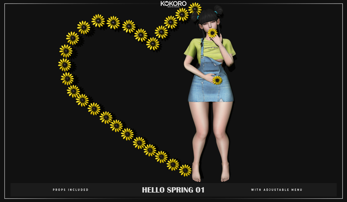 Kokoro - Hello Spring 01 (Bento Pose)