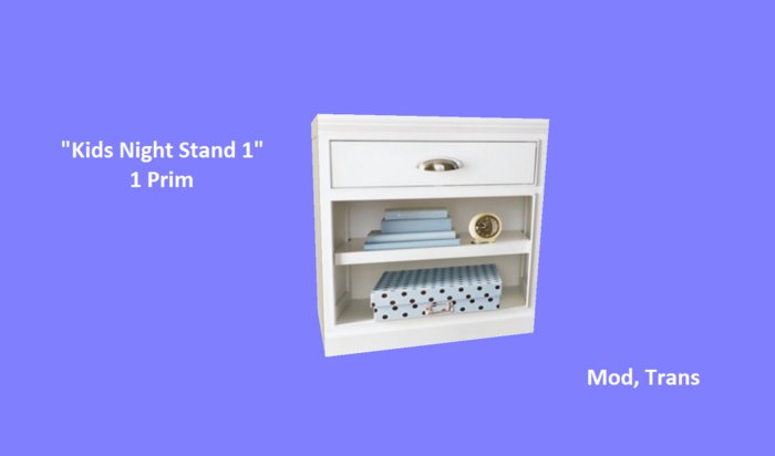 Kids Night Stand 1 - 1 Prim