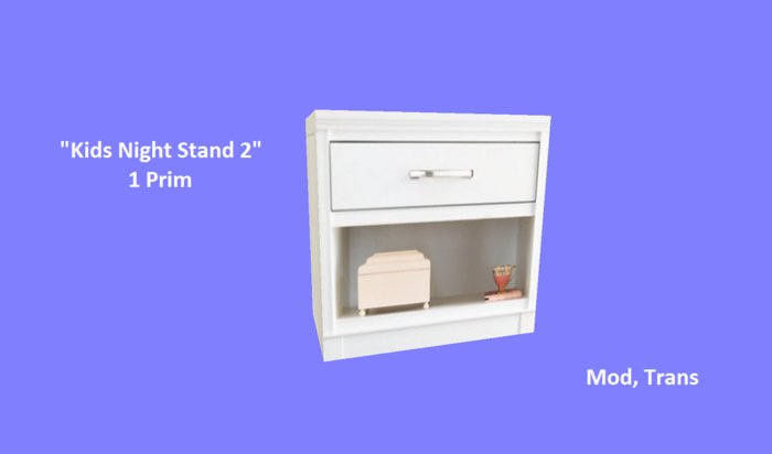 Kids Night Stand 2 - 1 Prim