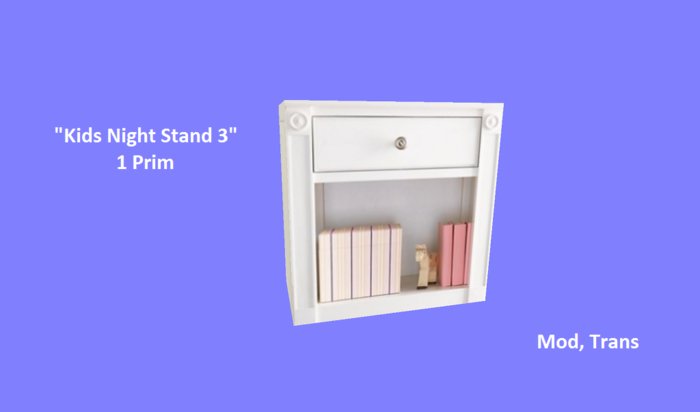 Kids Night Stand 3 - 1 Prim