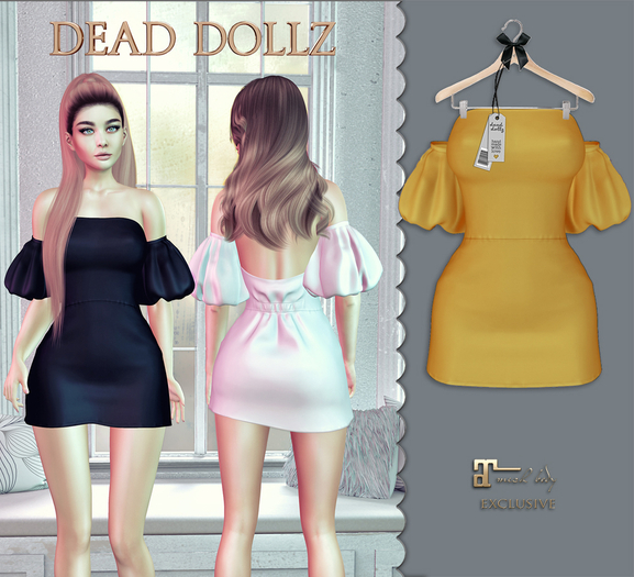 Dead Dollz - Melodie Dress - Yellow