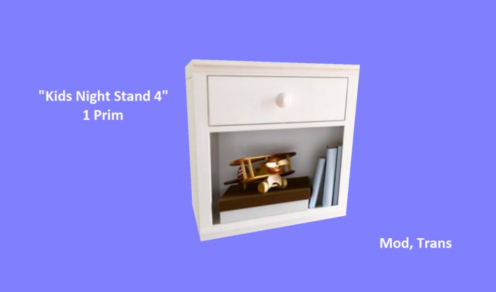 Kids Night Stand 4 - 1 Prim