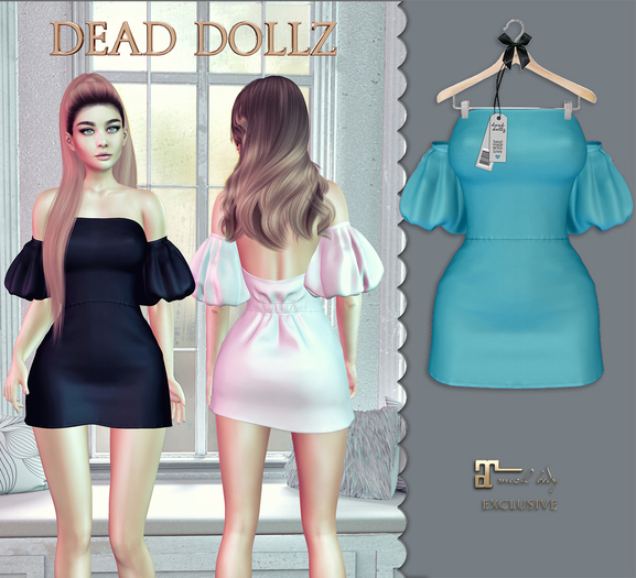 Dead Dollz - Melodie Dress - Turquoise