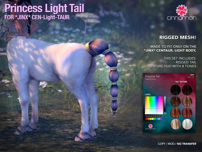 *CINNAMON* Jinx Centaur - Princess Light Tail