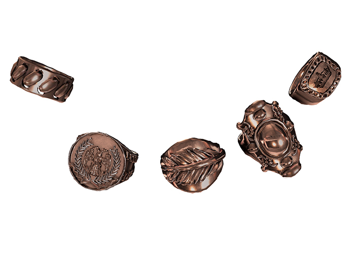 Five Rings Merch Second Life Marketplace - MINIMAL - The Five Rings Copper
