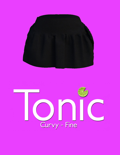 Essentials - Pure Tonic Ruffle Skirt Black - Wear Unpack
