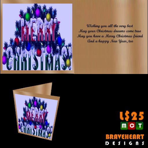 Christmas Card Gold Design #6