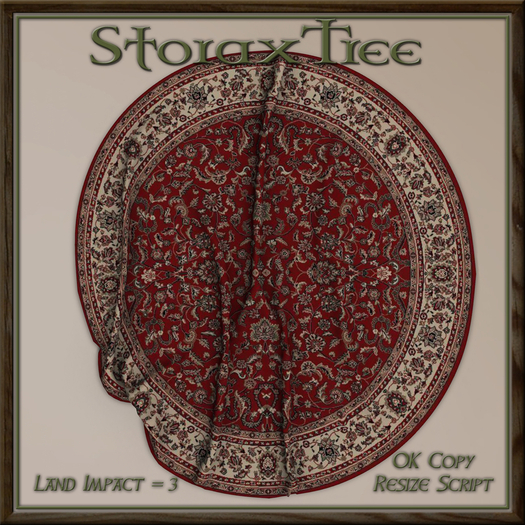 Persian Round Rug A1