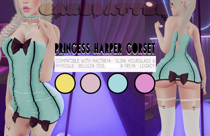 cakebatter / princess harper corset / FATPACK (BOXED) | maitreya freya isis physique legacy hourglass