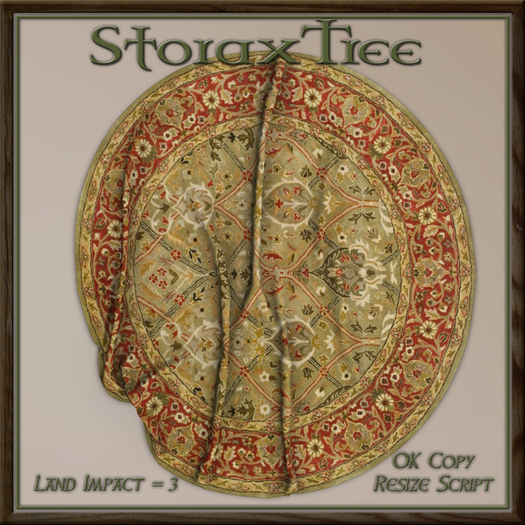 Persian Round Rug A16