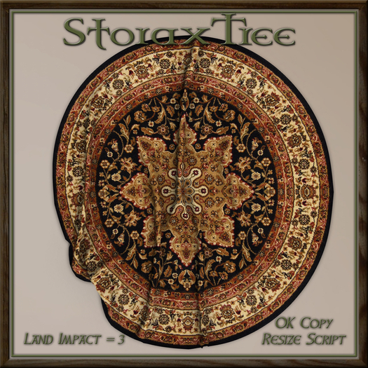 Persian Round Rug A23
