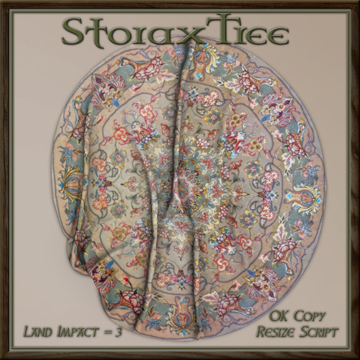 Persian Round Rug A24