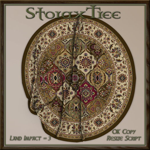 Persian Round Rug A27