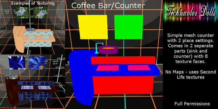 -TDolls- Coffee Bar / Counter (Full-Box)