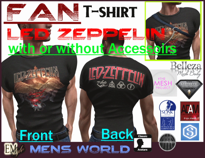 EMS - FAN SHIRT - L.ZEPPELIN